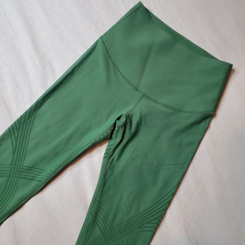 Fanka Women's Size M Body Sculpt Leggings Reversible Wear Green